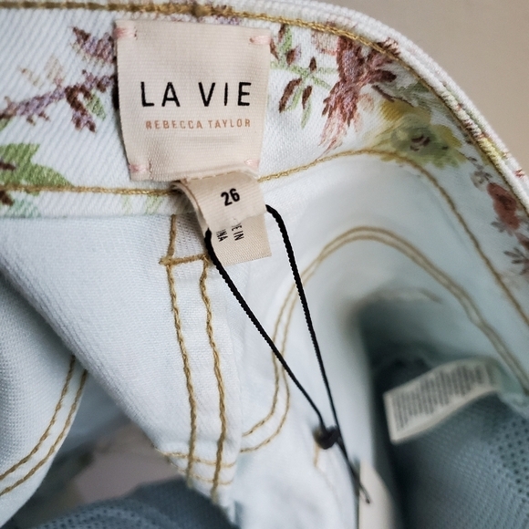 La Vie Rebecca Taylor Belle Shorts size 26 NWT - Picture 7 of 8